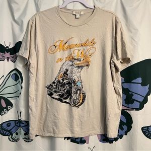 ❗️clearance-price firm❗️ Western Motorcycle eagle tee